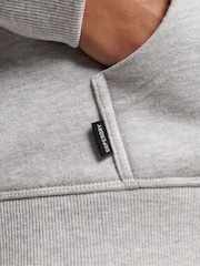 Superdry Grey Vintage Logo Embroidered Hoodie - Image 5 of 6