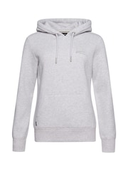 Superdry Grey Vintage Logo Embroidered Hoodie - Image 6 of 6