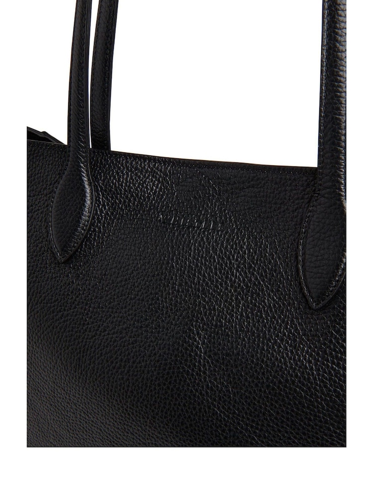Whistles Black Amara Tote Bag - Image 4 of 4