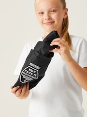 Negro - Sobrepantalón con diseño plegable e impermeable para niños de Regatta - Imagen 5 de 9
