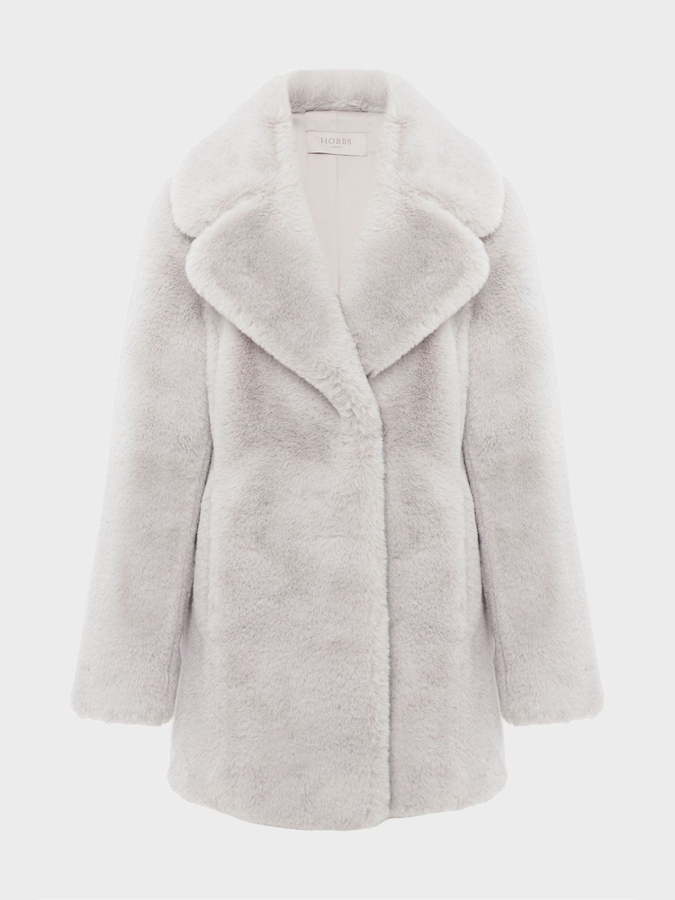 Hobbs Silver Bethany Coat - Image 4 of 4 Hobbs Silver Bethany Coat - Image 4 of 4