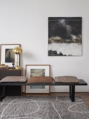 Asiatic Rugs Grey Mason Linear Rug - Image 1 of 4