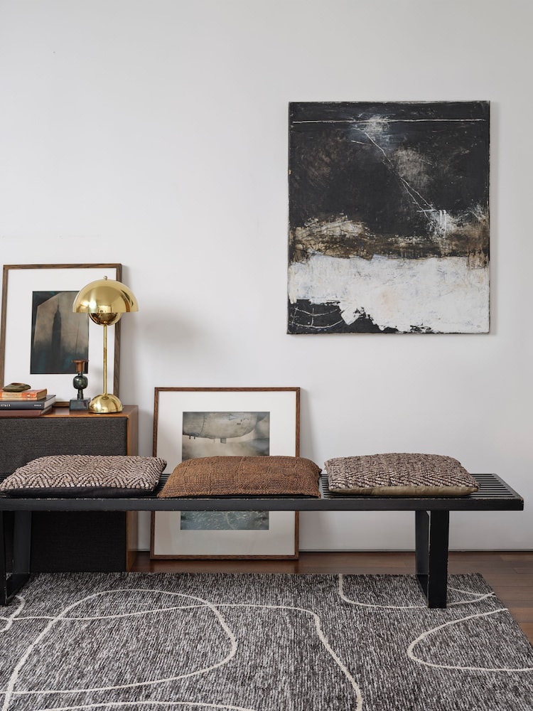Asiatic Rugs Grey Mason Linear Rug - Image 1 of 4