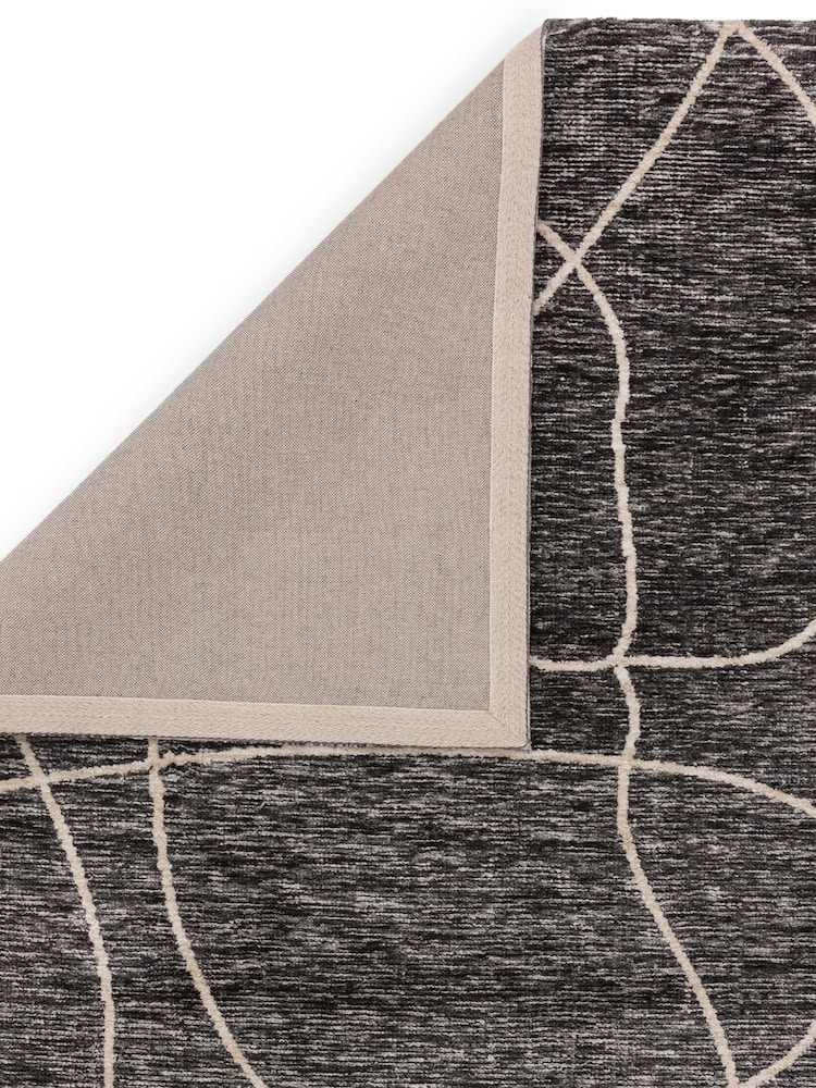 Asiatic Rugs Grey Mason Linear Rug - Image 2 of 4