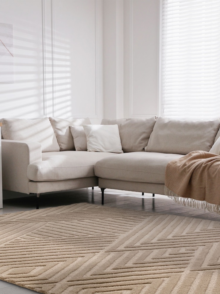 Asiatic Rugs Taupe Brown Hague Hand Woven Wool Rug - Image 1 of 4