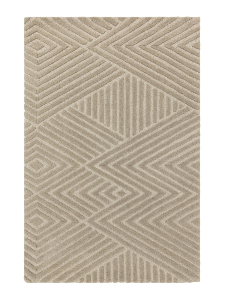 Asiatic Rugs Taupe Brown Hague Hand Woven Wool Rug - Image 2 of 4 Asiatic Rugs Taupe Brown Hague Hand Woven Wool Rug - Image 2 of 4