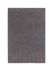 Asiatic Rugs Charcoal Grey Hague Hand Woven Wool Rug - Image 2 of 4