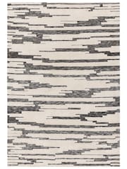 Asiatic Rugs Black/Cream Mason Ikat Rug - Image 1 of 4