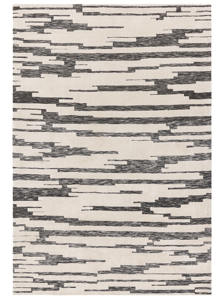 Asiatic Rugs Black/Cream Mason Ikat Rug - Image 1 of 4