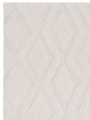 Asiatic Rugs White Harrison High Low Shaggy Tufted Rug - Image 2 of 4