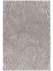 Asiatic Rugs Silver Harrison High Low Shaggy Tufted Rug - Image 2 of 4