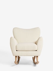 Casual Bouclé Oyster Wilson Rocking Chair - Image 2 of 9