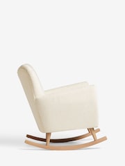 Casual Bouclé Oyster Wilson Rocking Chair - Image 6 of 9