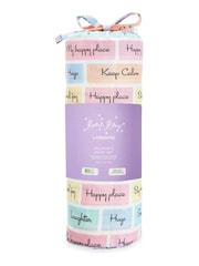 Rachel Riley White Motivational 100% Cotton Duvet Cover and Pillowcase Set - Image 3 of 3