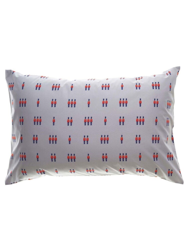 Rachel Riley Blue Soldier Cot Bed 100% Cotton Duvet Cover and Pillowcase Set - Image 2 of 3