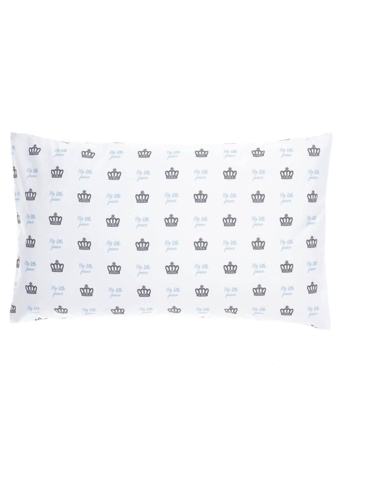 Rachel Riley White My Little Prince Cot Bed 100% Cotton Duvet Cover and Pillowcase Set - Image 2 of 3