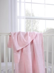Martex Baby Cellular 100% Cotton Blanket - Image 1 of 3