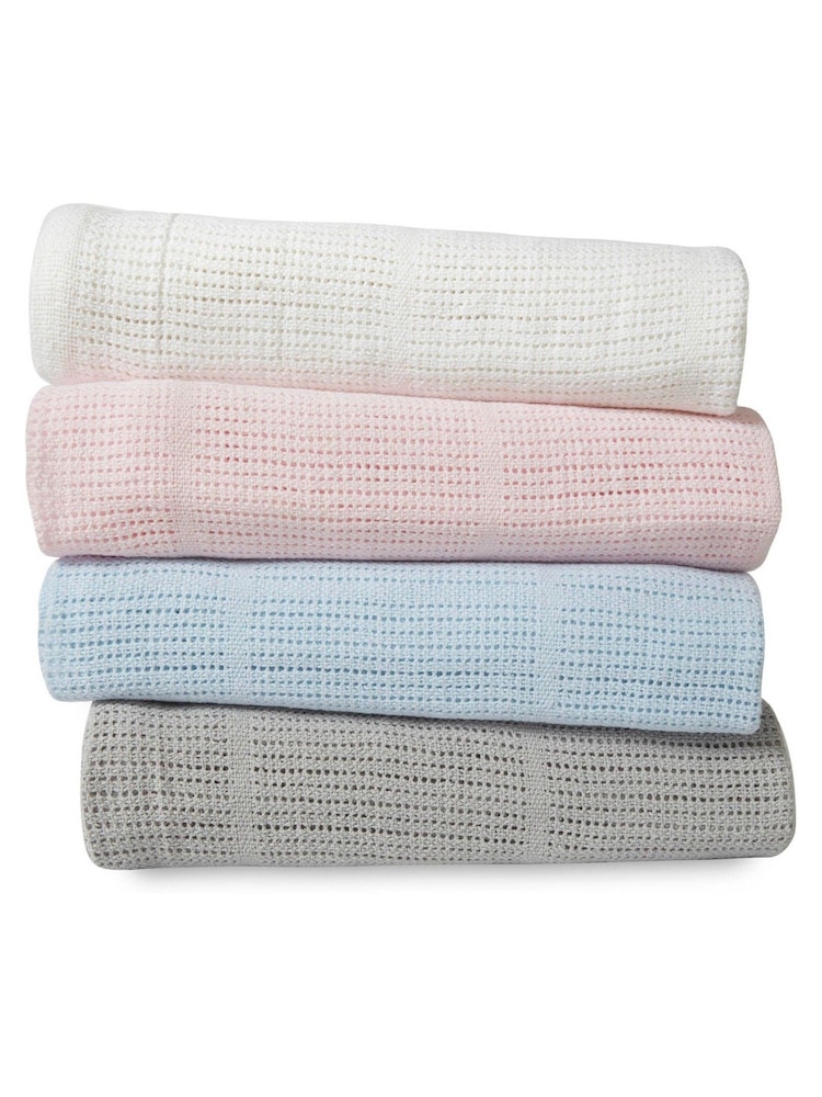 Martex Baby Cellular 100% Cotton Blanket - Image 3 of 3