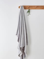 Martex Blankets Grey Sheared Mink 100% Cotton Blanket - Image 1 of 3