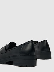 Schuh Lexi Chunky Tassel Black Loafers - Image 4 of 4