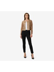 Adrianna Papell Metallic Sequin Mesh Jacket - Image 3 of 5