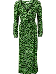 Ro&Zo Green Jersey Ring Detail Wrap Dress - Image 4 of 6