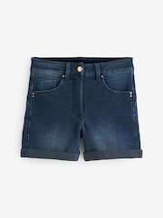 Blau - Lift Slim and Shape Shorts mit Aufschlag - Bild 6 von 6