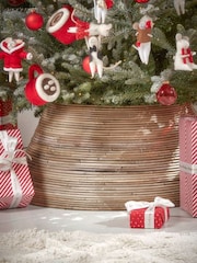 Cox & Cox Natural Round Rattan Tree Ring - Image 1 of 2
