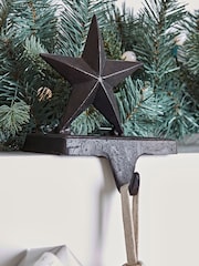 Cox & Cox Black Star Stocking Holder - Image 1 of 2