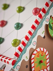 Cox & Cox Brown Gingerbread House Advent Calendar - Image 2 of 5