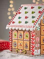 Cox & Cox Brown Gingerbread House Advent Calendar - Image 5 of 5