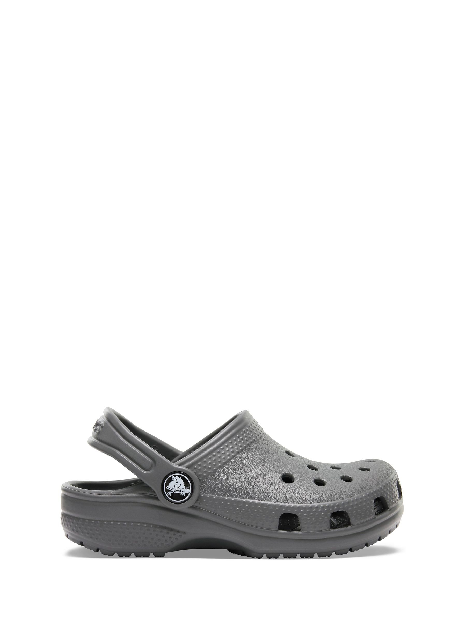 Buy Crocs Grey Classic Kids Unisex Clogs from Next Luxembourg