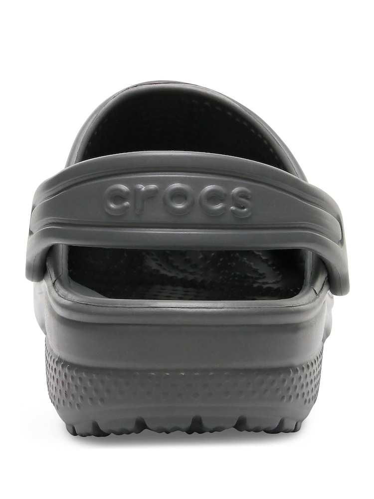 Crocs Grey Kids Unisex Classic Clogs - Image 8 of 9