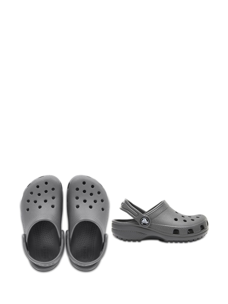 Crocs Grey Classic Toddler Unisex Clogs - Image 5 of 8