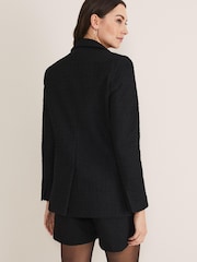 Phase Eight Black Bouclé Auden Co-Ord Blazer - Image 2 of 6