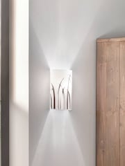 Eglo White Rivato Wall Light in Chrome Decoration - Image 1 of 4