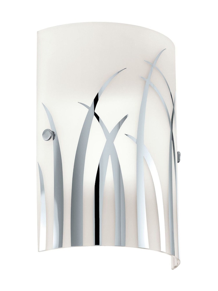 Eglo White Rivato Wall Light in Chrome Decoration - Image 2 of 4 Eglo White Rivato Wall Light in Chrome Decoration - Image 2 of 4