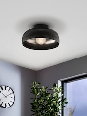 Eglo Black Mogano 2 D280cm Matte Ceiling Light - Image 1 of 4