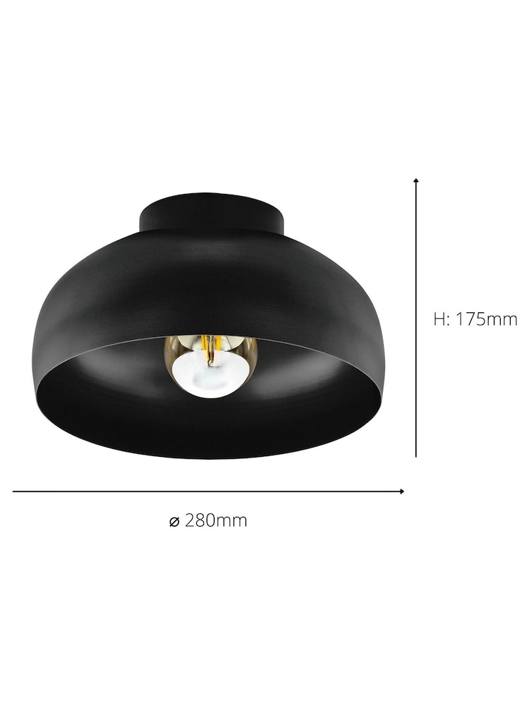 Eglo Black Mogano 2 D280cm Matte Ceiling Light - Image 4 of 4