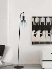 Eglo Black Cranley Steel Floor Lamp - Image 1 of 3