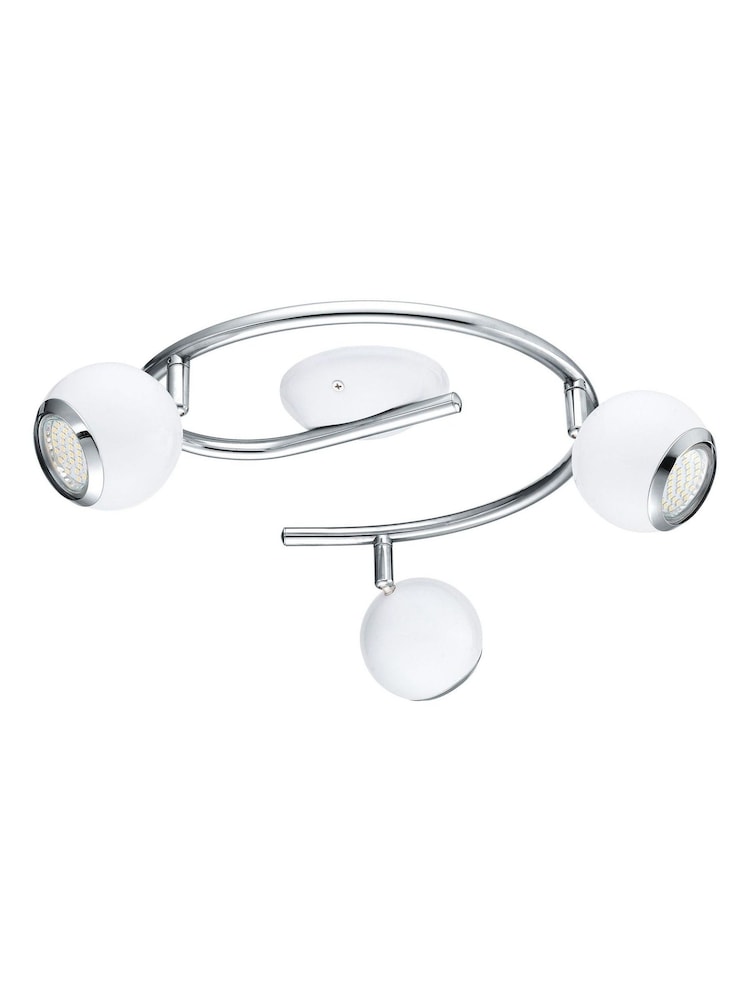 Eglo White Bimeda LED and Chrome Ceiling Light - Image 2 of 3