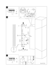 Eglo Grey Gorzano LED Glass Exterior Outdoor Wall Light - Image 5 of 5