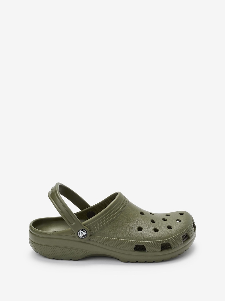 Зеленый хаки - Crocs классические сабо для взрослых - Изображение 1 из 9