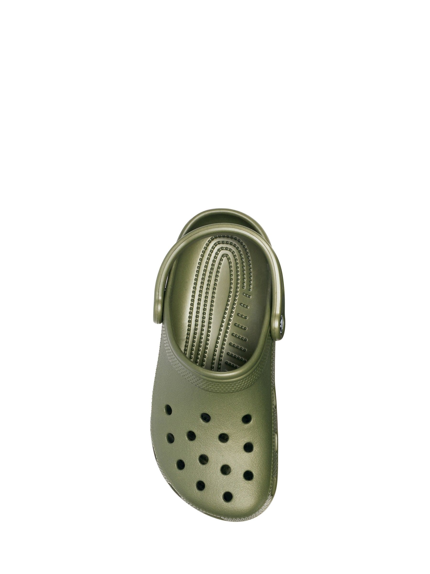 Olive green crocs on sale