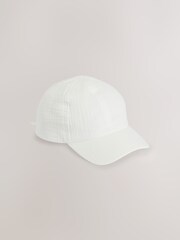 White Bow Cap (3mths-10yrs) - Image 1 of 2