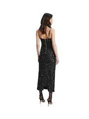Bardot Black Infinite Sequin Maxi Dress - Image 2 of 5