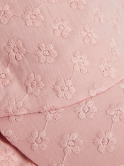 Pink Broderie Legionnaire 100% Cotton Hat (3mths-10yrs) - Image 2 of 3