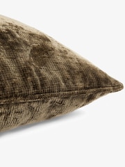 Green 59 x 59cm Camilla Chenille Cushion - Image 3 of 5