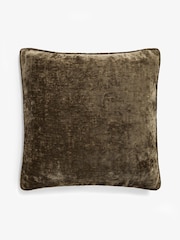 Green 59 x 59cm Camilla Chenille Cushion - Image 4 of 5