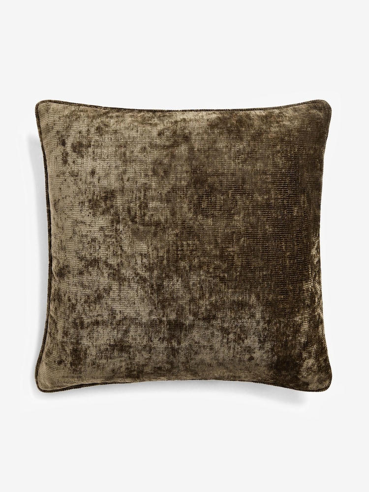 Green 59 x 59cm Camilla Chenille Cushion - Image 5 of 5